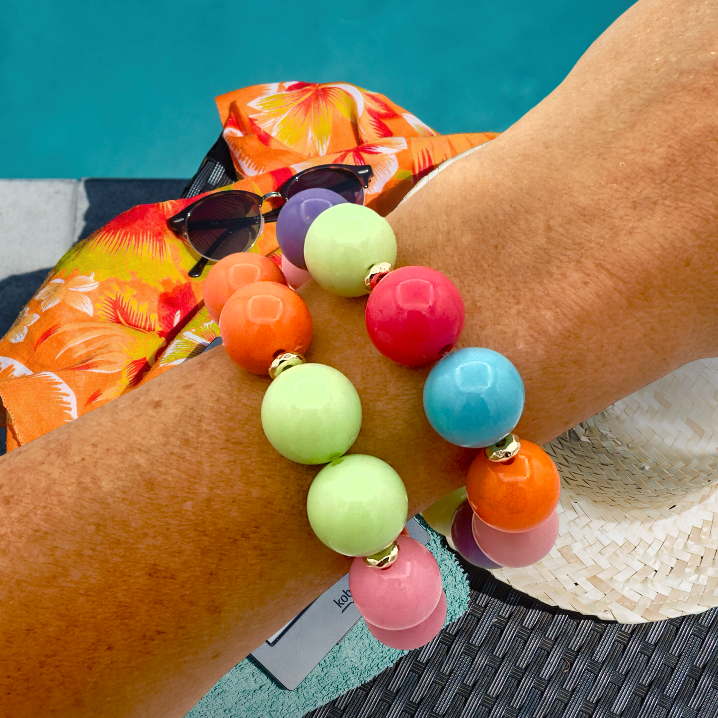 Traci’s Beads Fun Cabana Bracelet-Multi