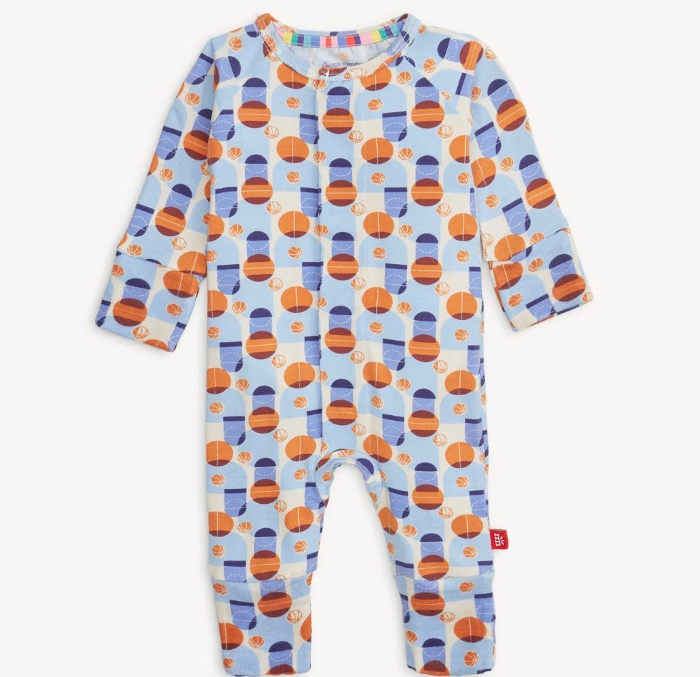 Magnetic Me Hoops, There It Is Modal Convertible Grow With Me Coverall (6-9 months)