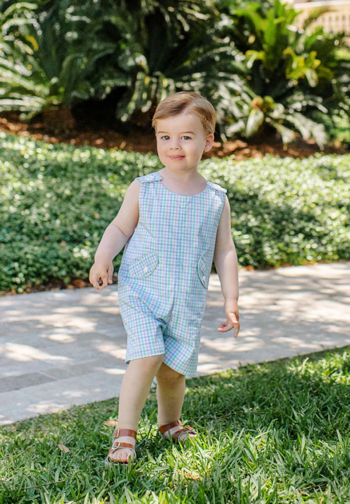 Beaufort Bonnet Prescott Pocket Jon Jon-Sir Proper's Preppy Plaid With Grace Bay Green