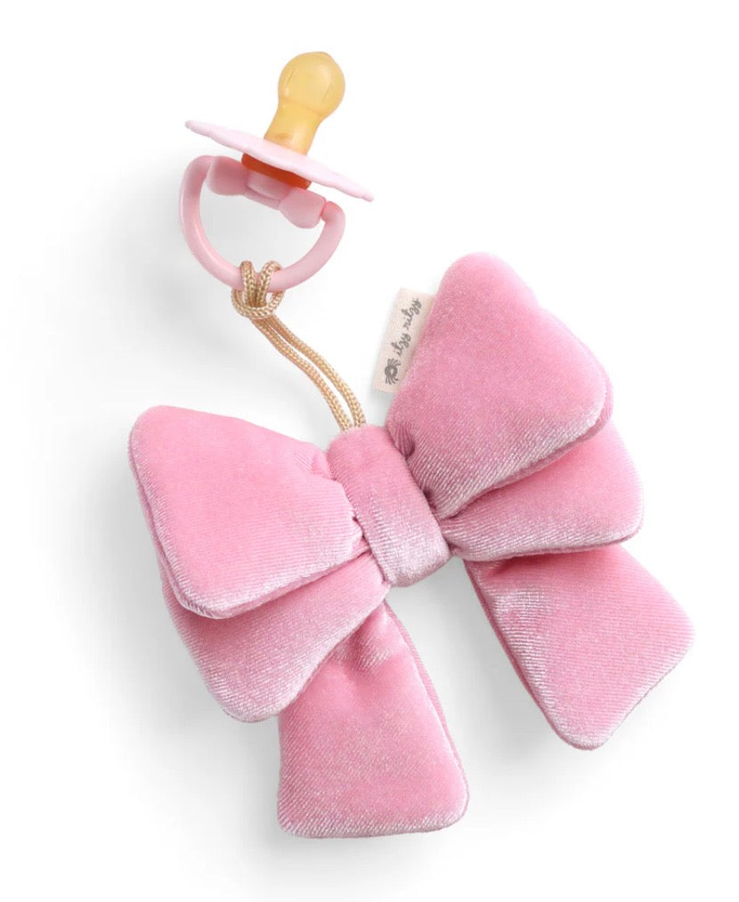 Itzy Ritzy Bitzy Pal Pacifier & Lovey-Bow