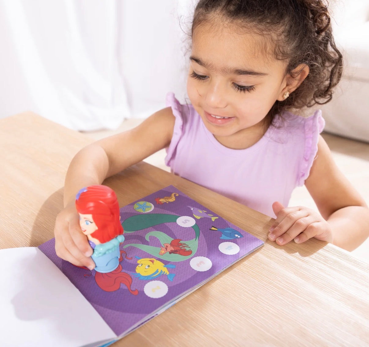 Melissa & Doug Sticker WOW!™ Activity Pad & Sticker Stamper - Ariel