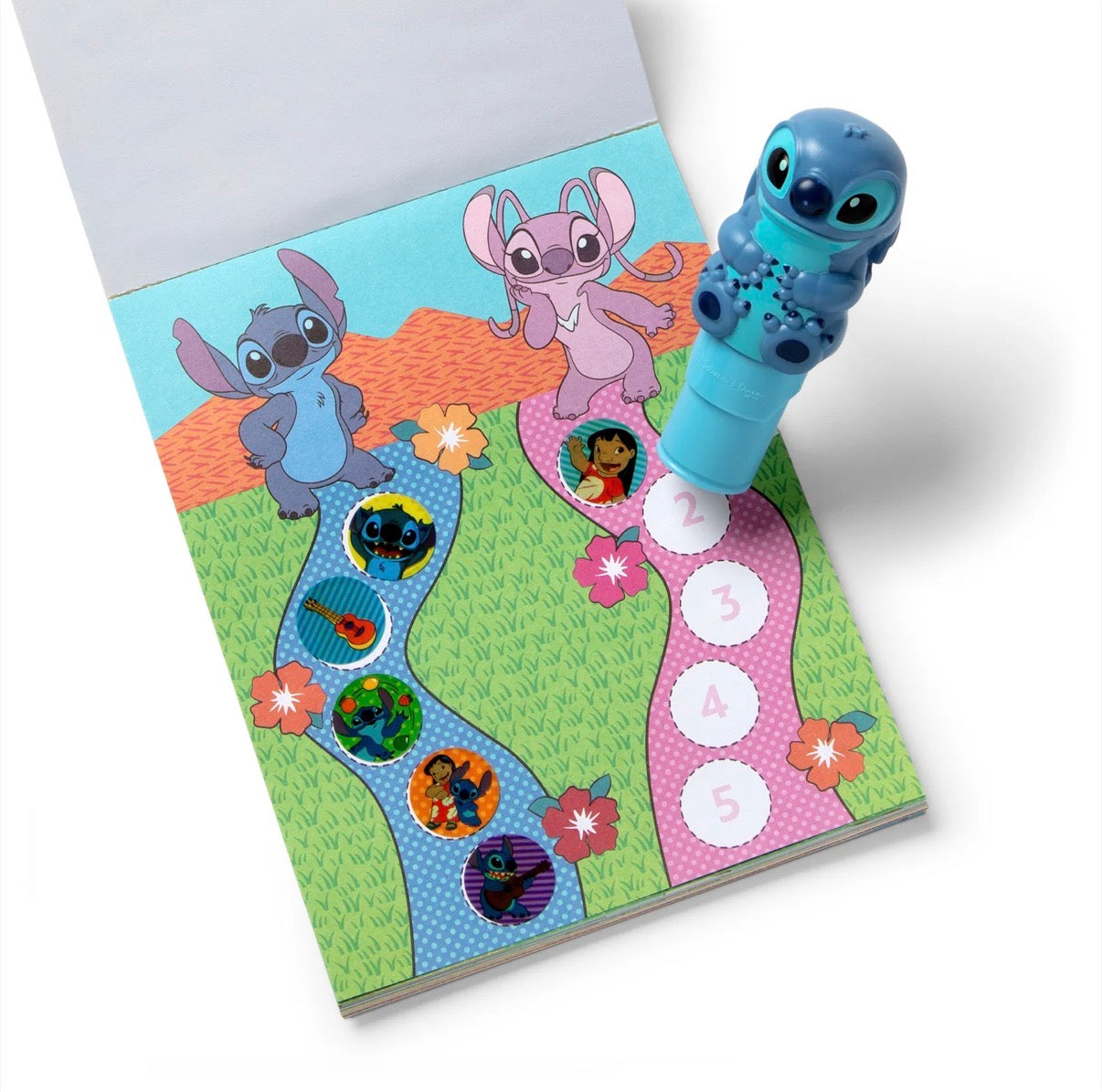 Melissa & Doug Sticker WOW!™ Activity Pad & Sticker Stamper - Stitch