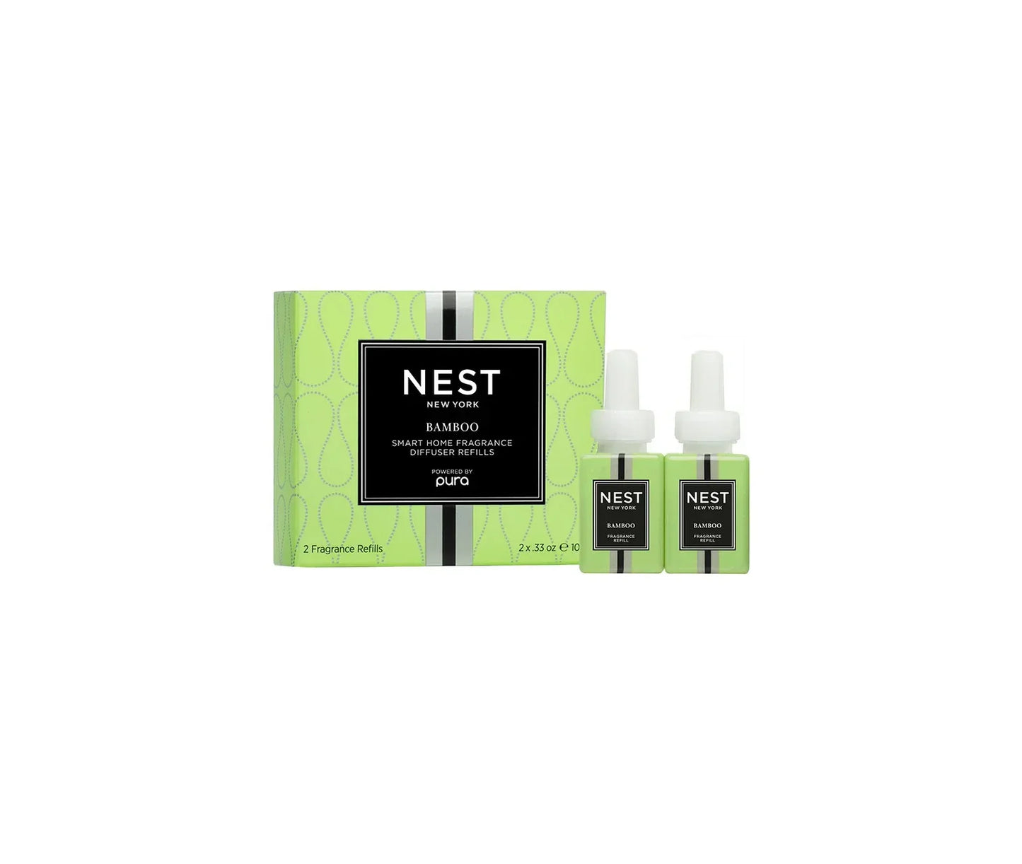 NEST x Pura Smart Home Fragrance Diffuser Refill Duo-Bamboo