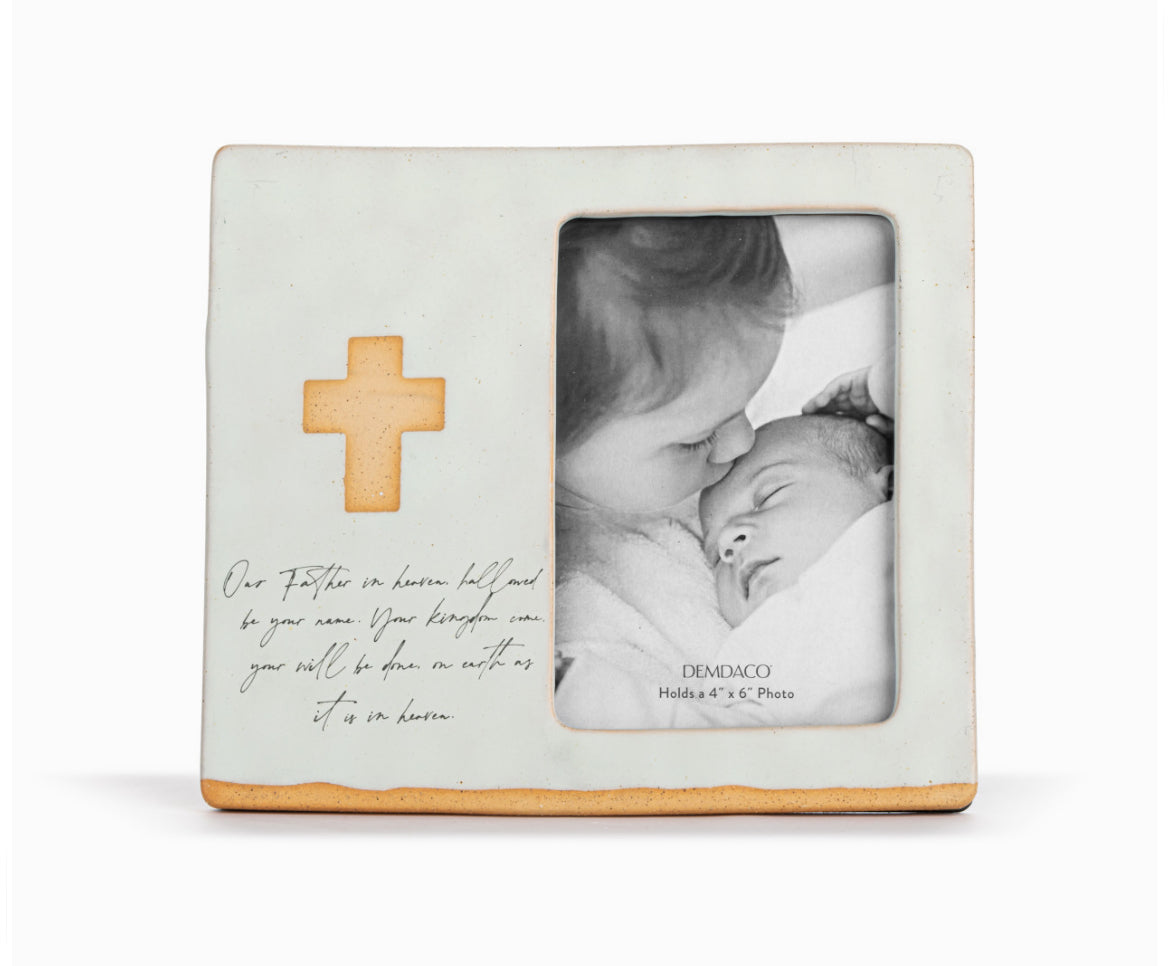 Demdaco Inspired Faith Ceramic Frame (4x6in)