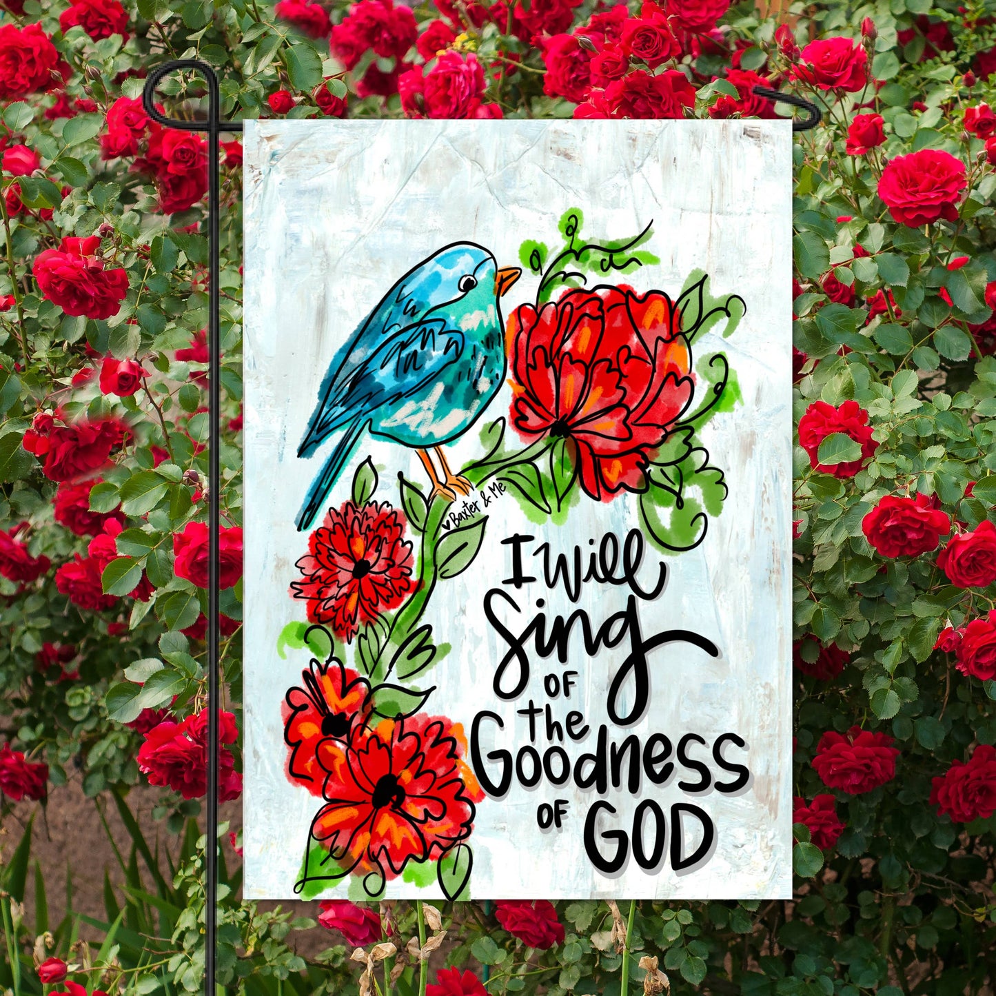 Baxter & Me Garden Flag-Goodness of God