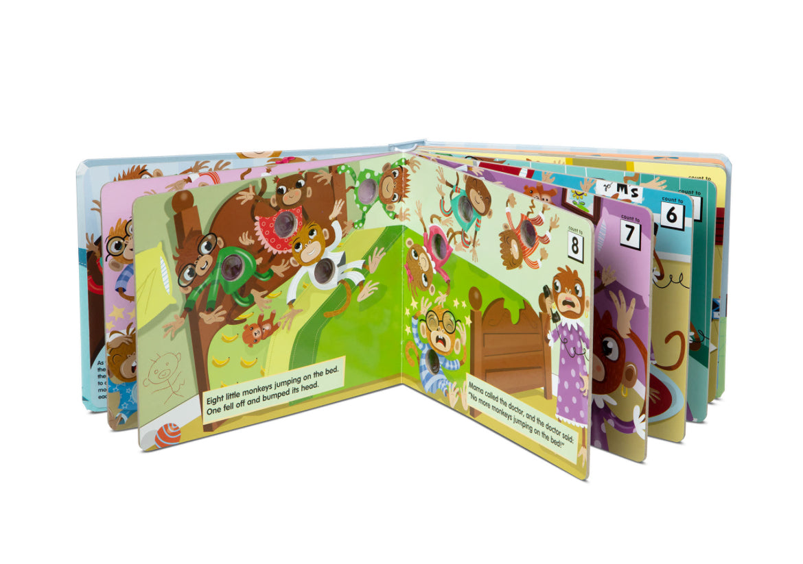 Melissa & Doug Poke-A-Dot Book: 10 Little Monkeys