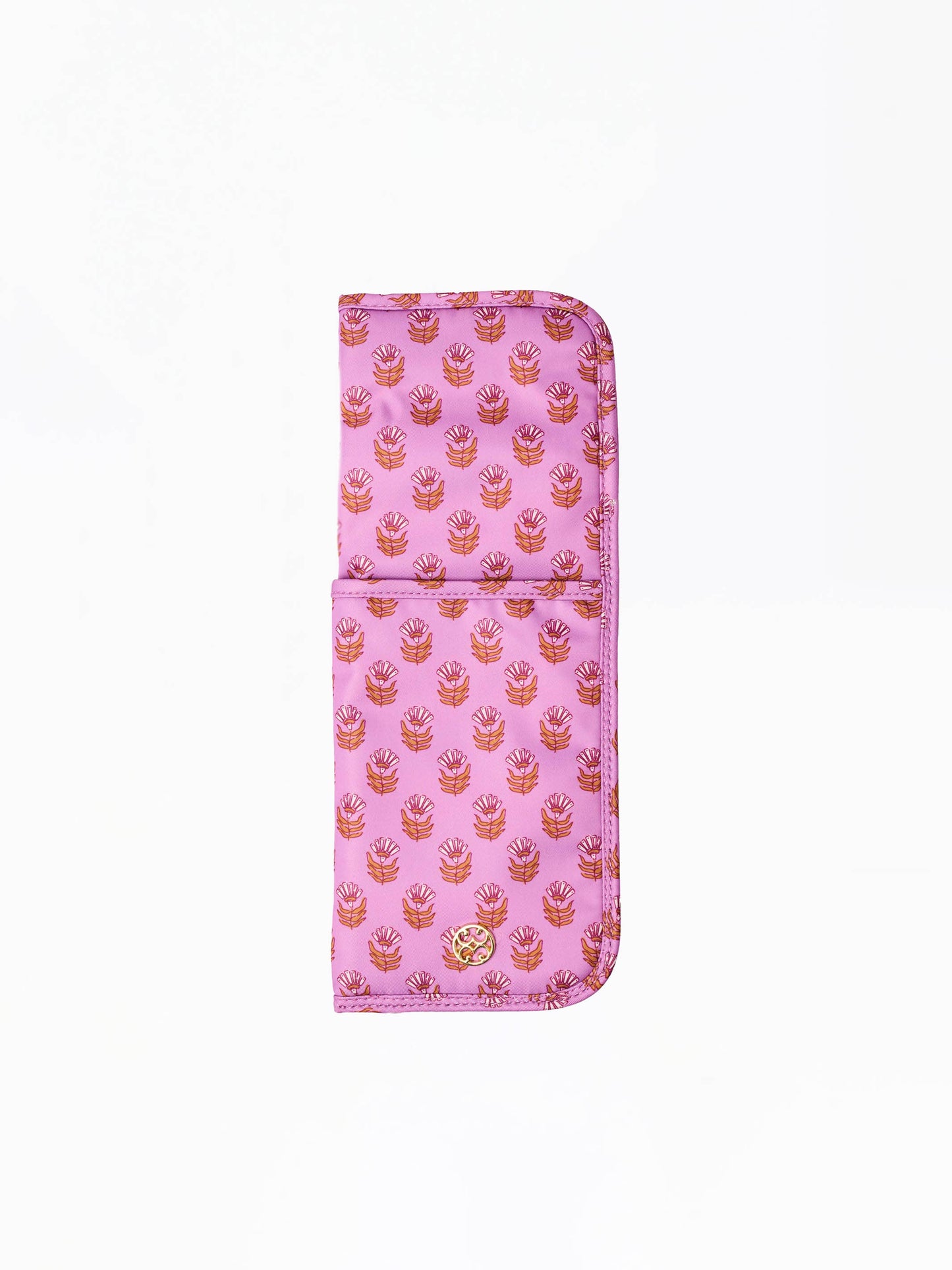Mary Square Hot Tools Cover-Pink Floral Block