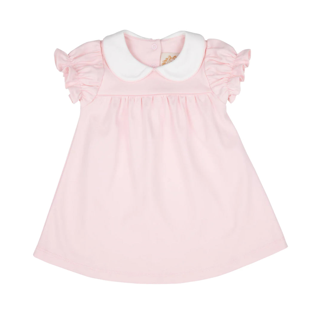 Beaufort Bonnet Holly Day Dress-Palm Beach Pink With Worth Avenue White