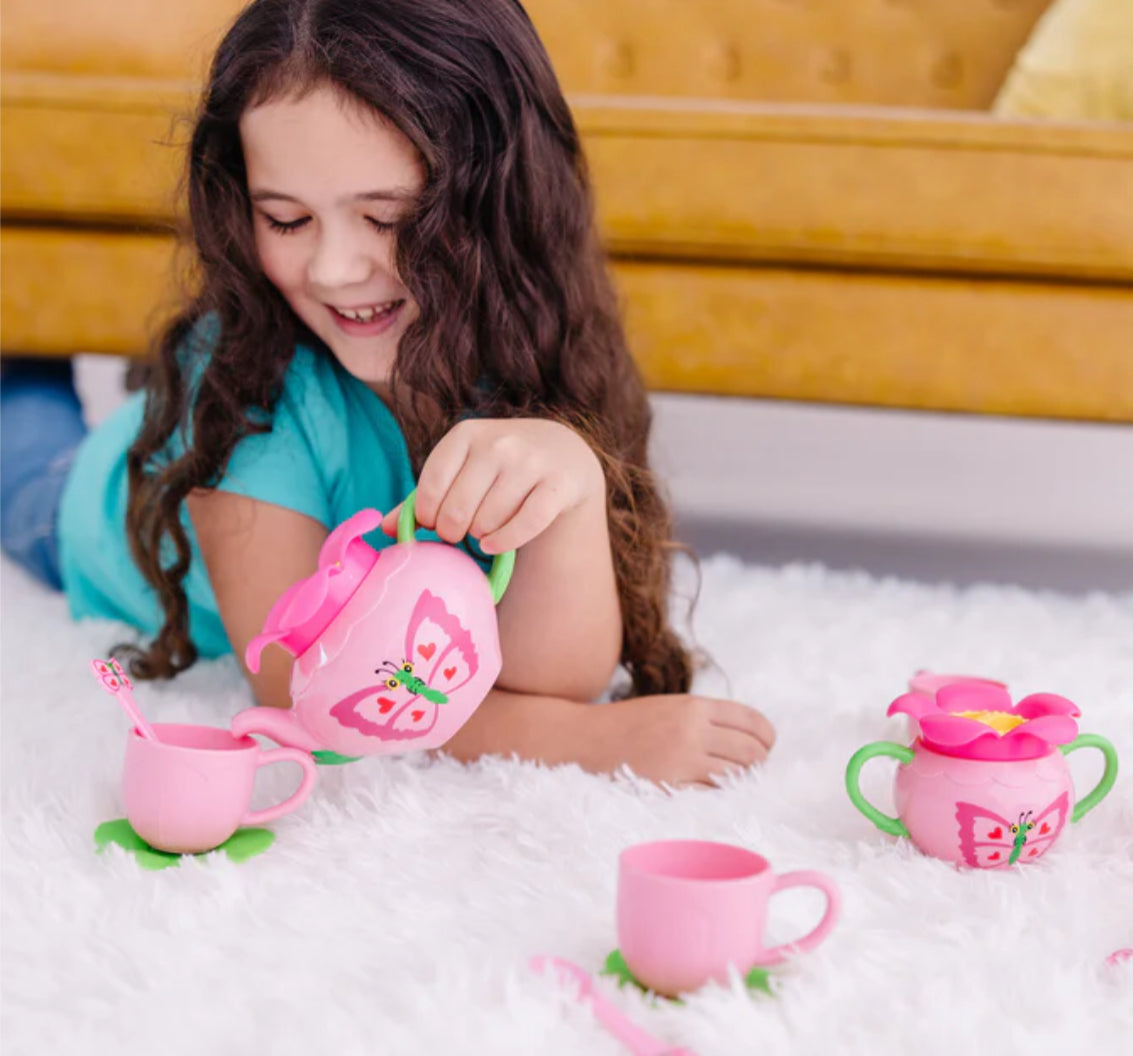 Melissa & Doug Bella Butterfly Tea Set