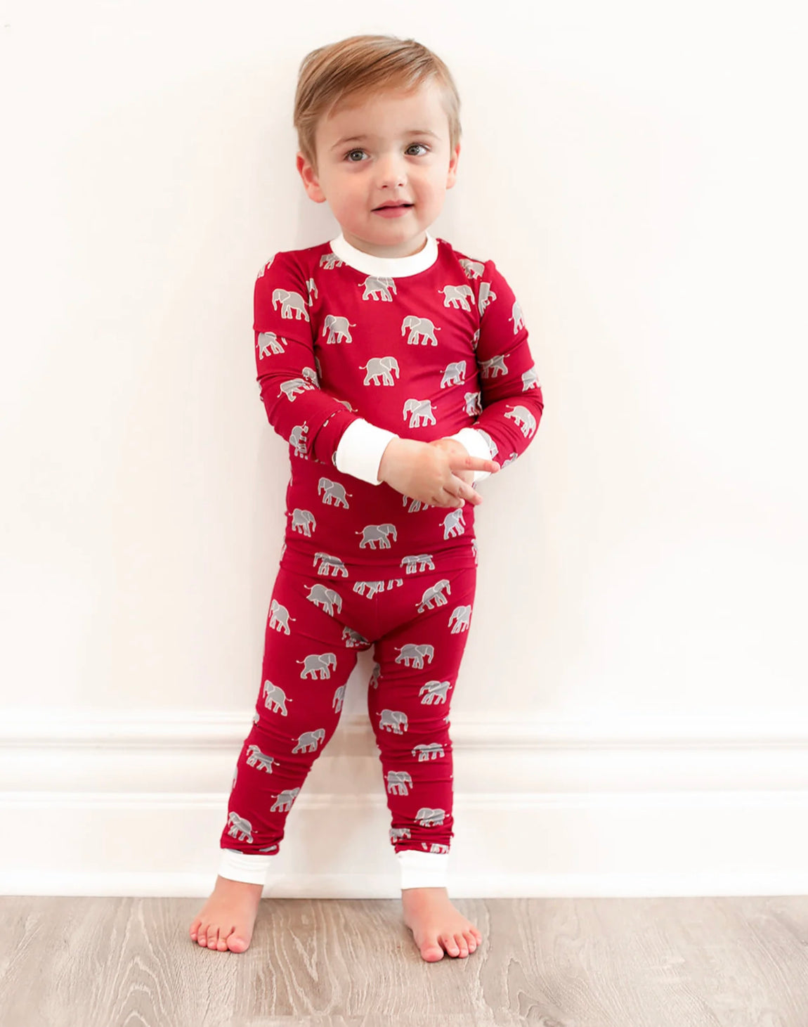 Southern Slumber Elephant 2 Piece Bamboo Pajama Set