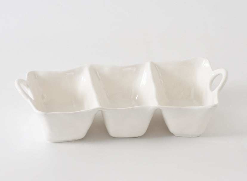 Pampa Bay Ivy 3 Section Deep Melamine Server