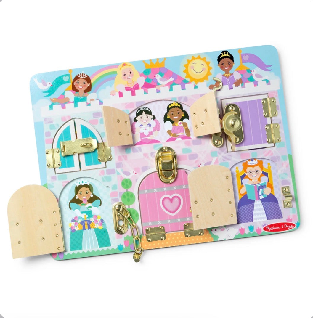 Melissa & Doug Princess Castle Latches Board