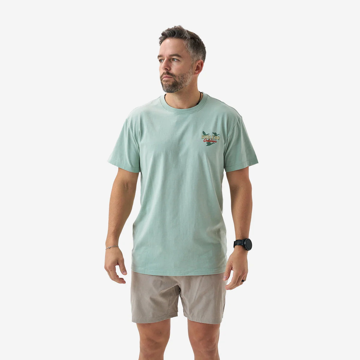 Burlebo Short Sleeve Tee-Field Companion Sage
