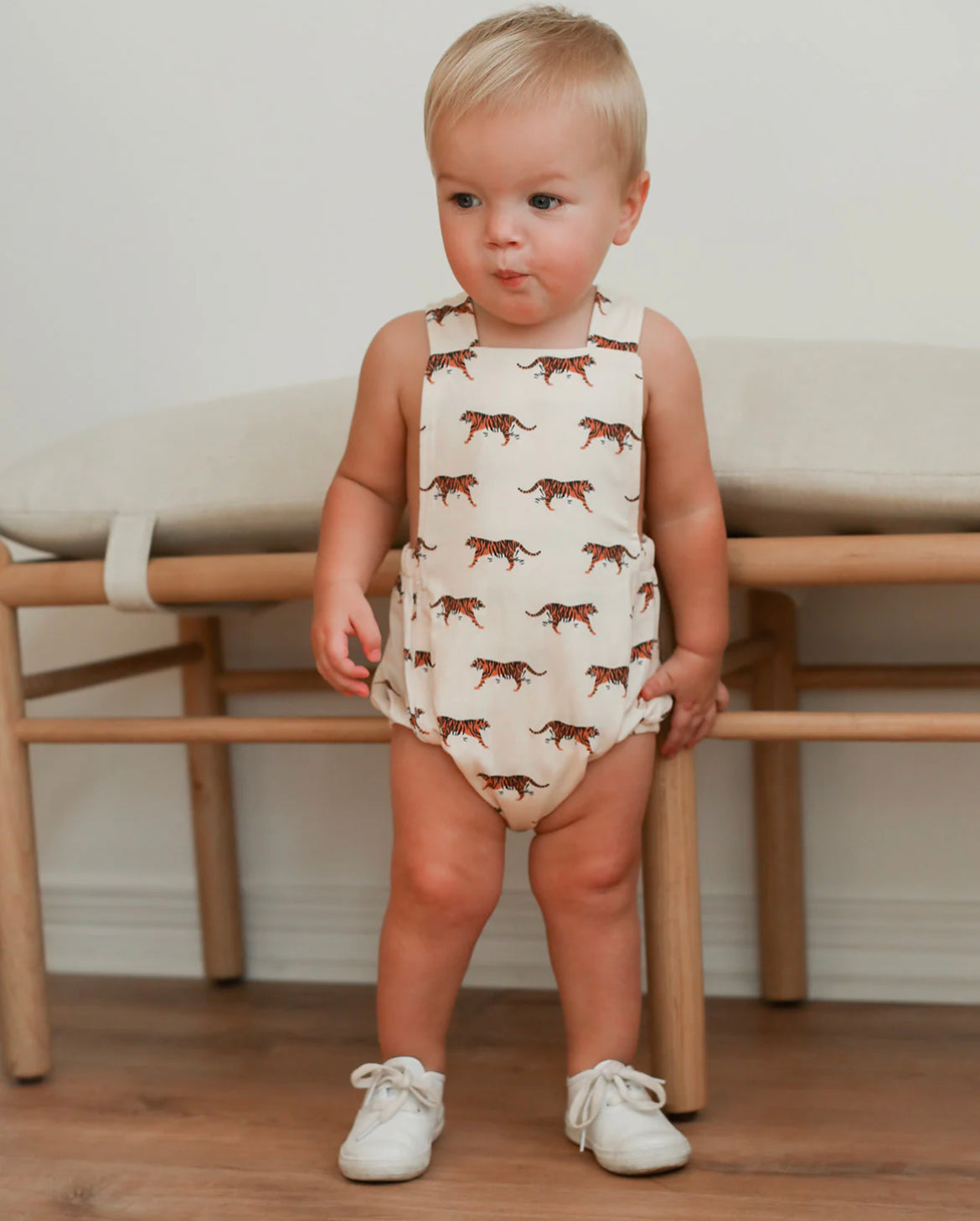 Southern Slumber Tiger Bamboo Sun Bubble with Adjustable Straps (12-18 months)