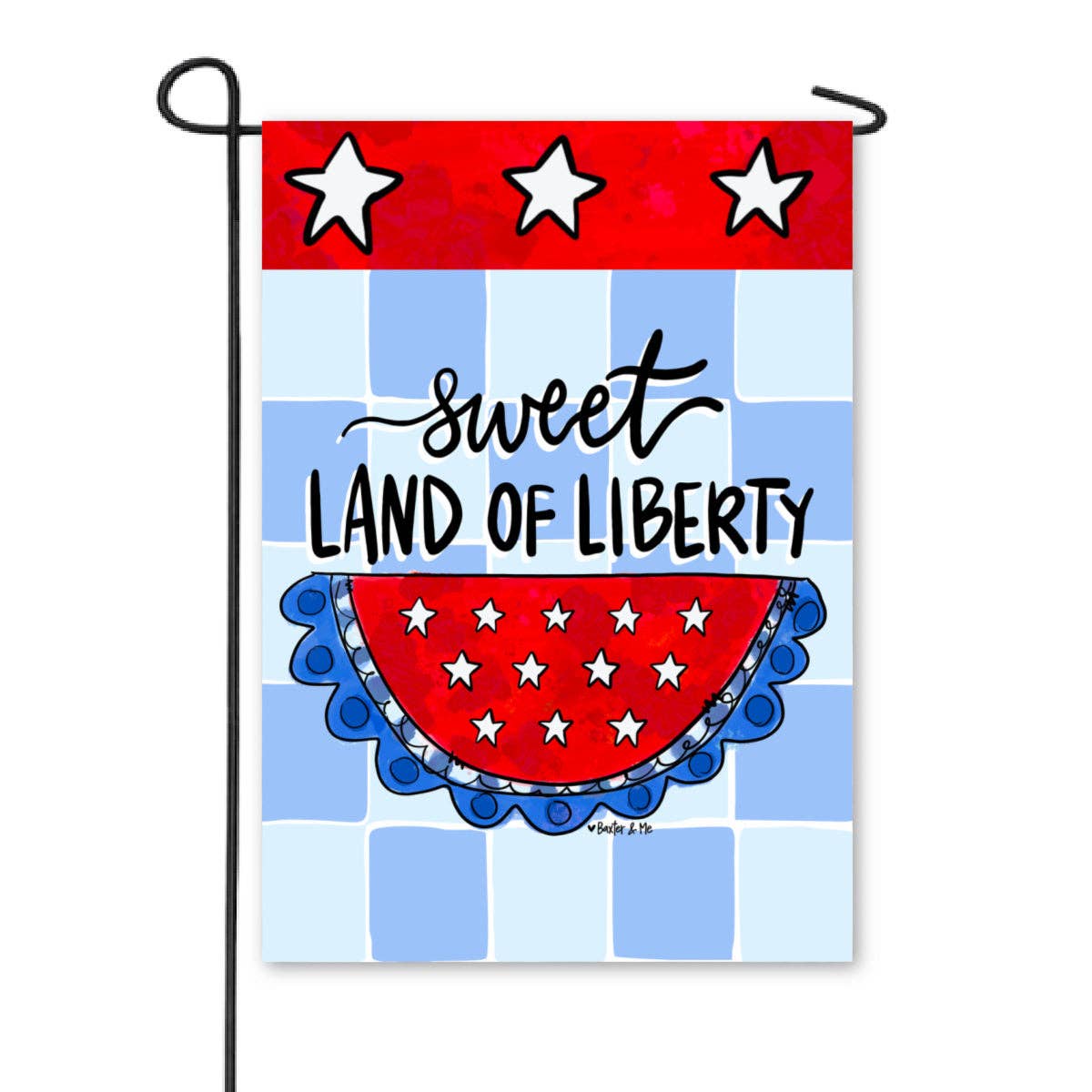 Baxter & Me Garden Flag-Sweet Land of Liberty
