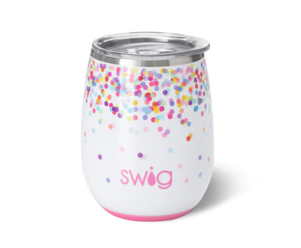 Swig Confetti Stemless Wine Cup (14oz)