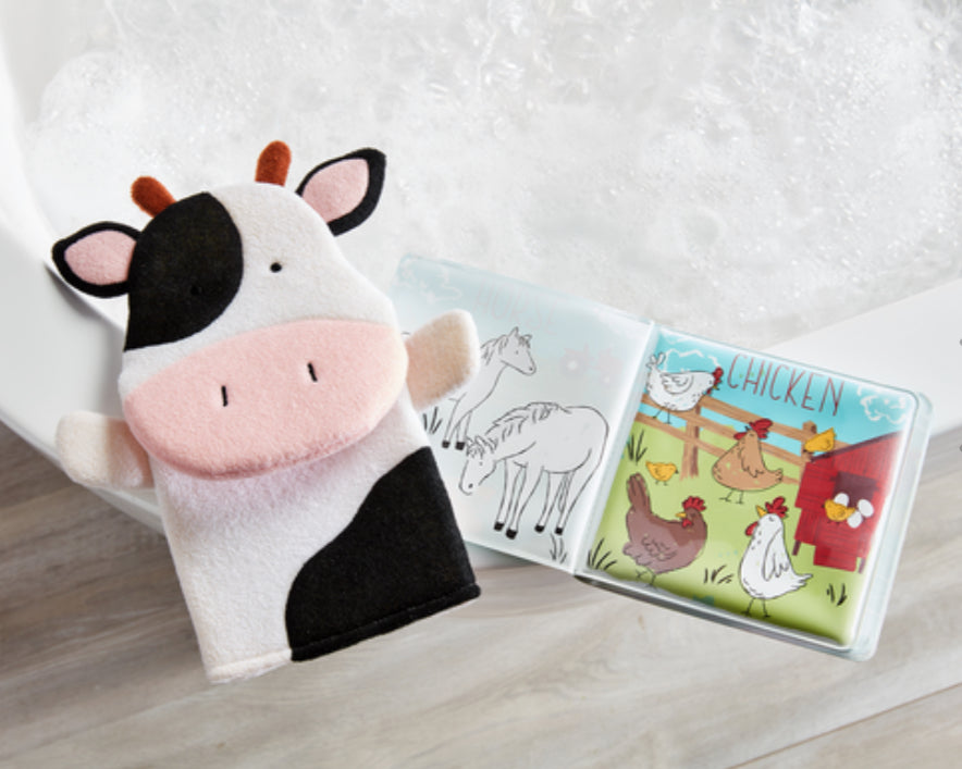 Mudpie Farm Bath Color Changing Book Set