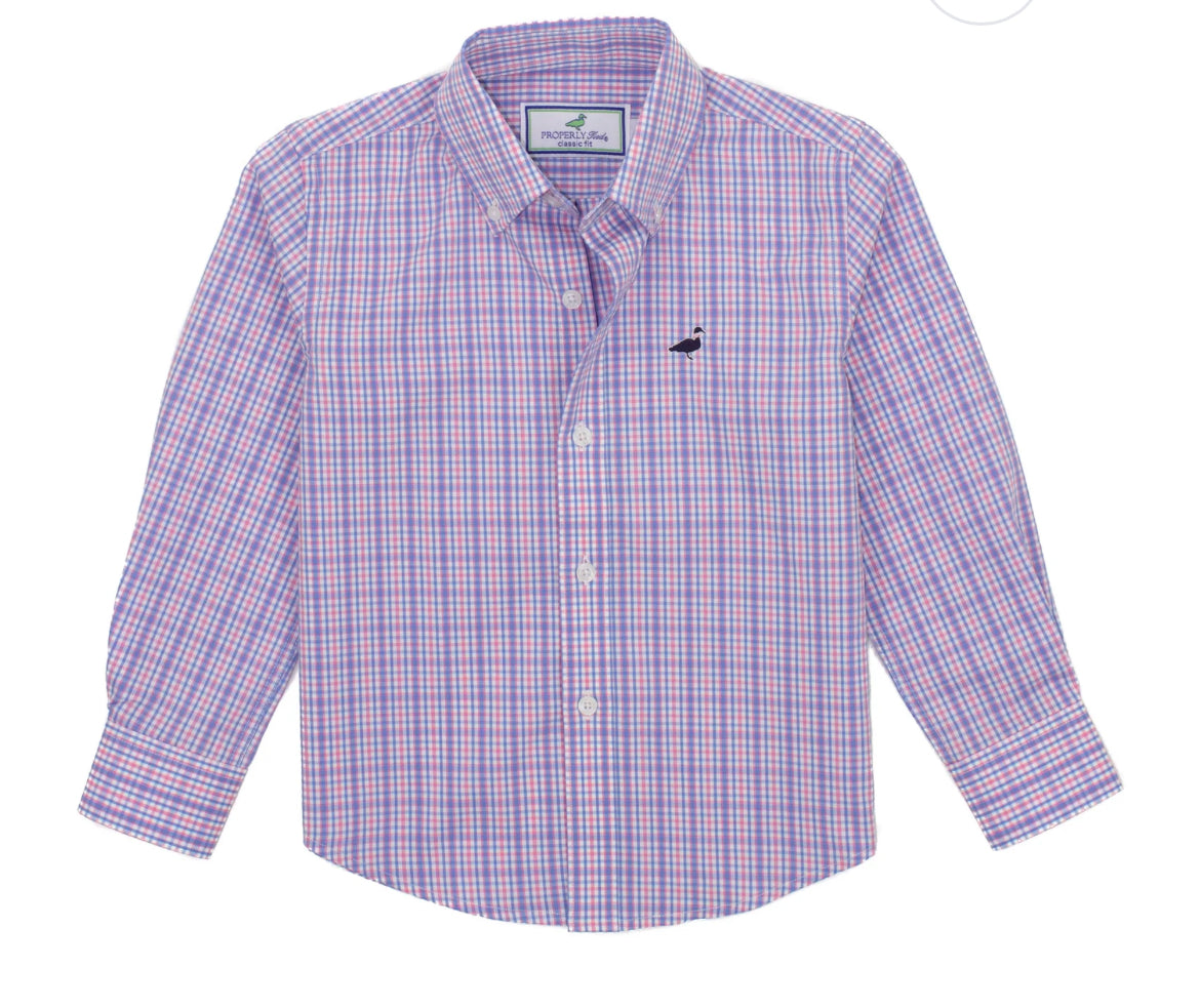 Properly Tied Boys Seasonal Sportshirt-Naples