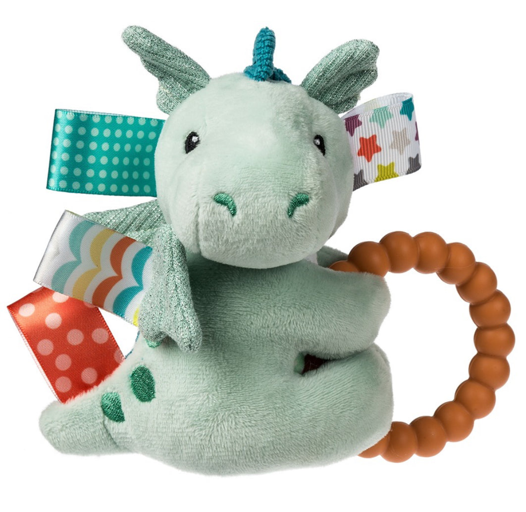 Mary Meyer Taggies Drax Dragon Teether Rattle