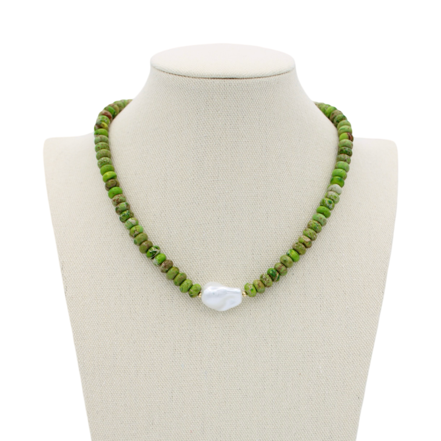 Traci’s Beads Resort Necklaces-Key Lime