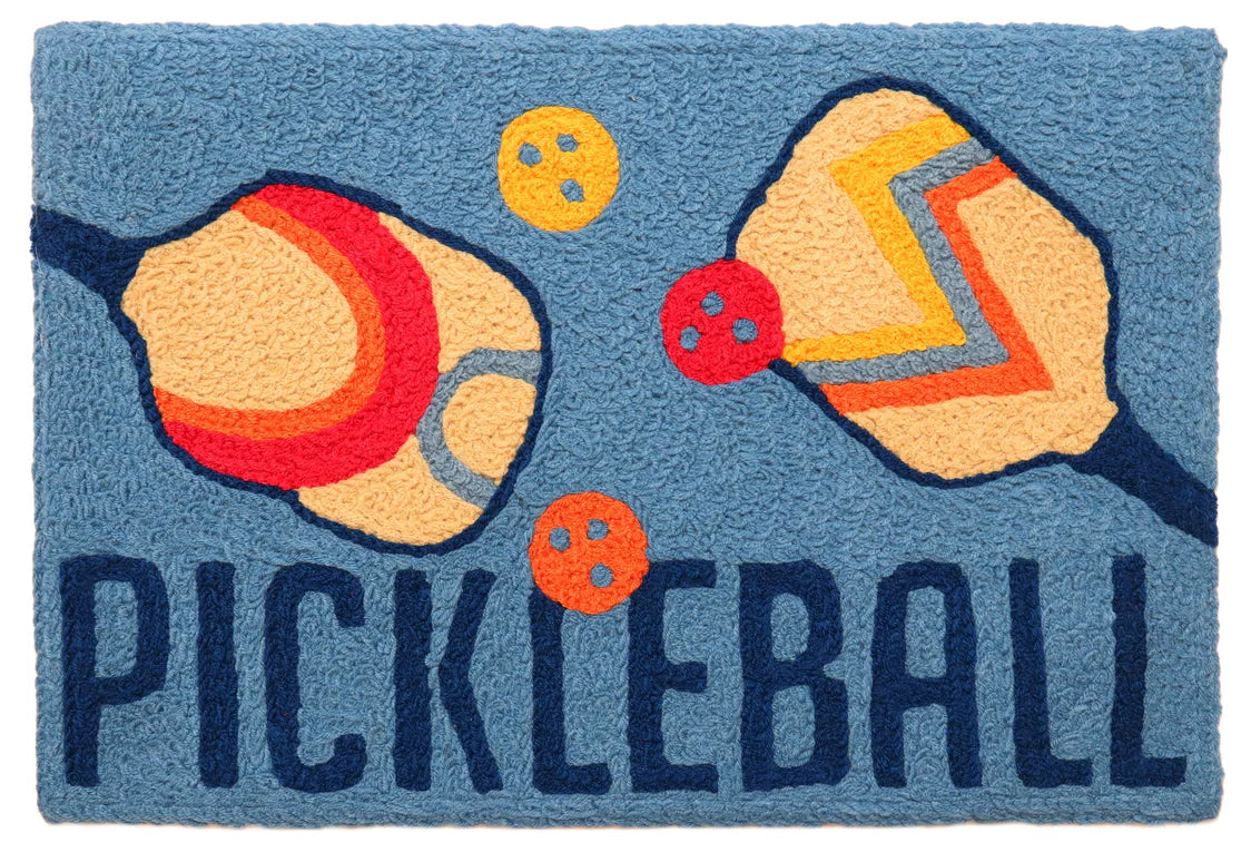 Jellybean Indoor/Outdoor Accent Rugs-Pickleball
