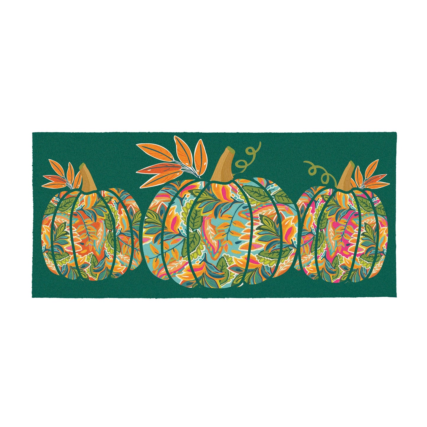 Evergreen Enterprises Flocked Coir Sassafras-Grateful Gatherings Jacobean Pumpkin
