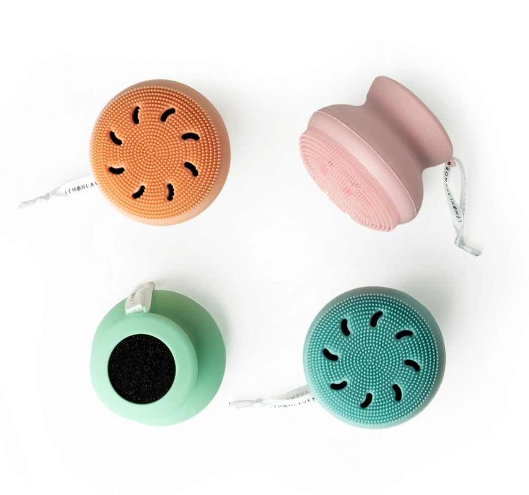 Lemon Lavender Lather Me Up Silicone Body Scrubber