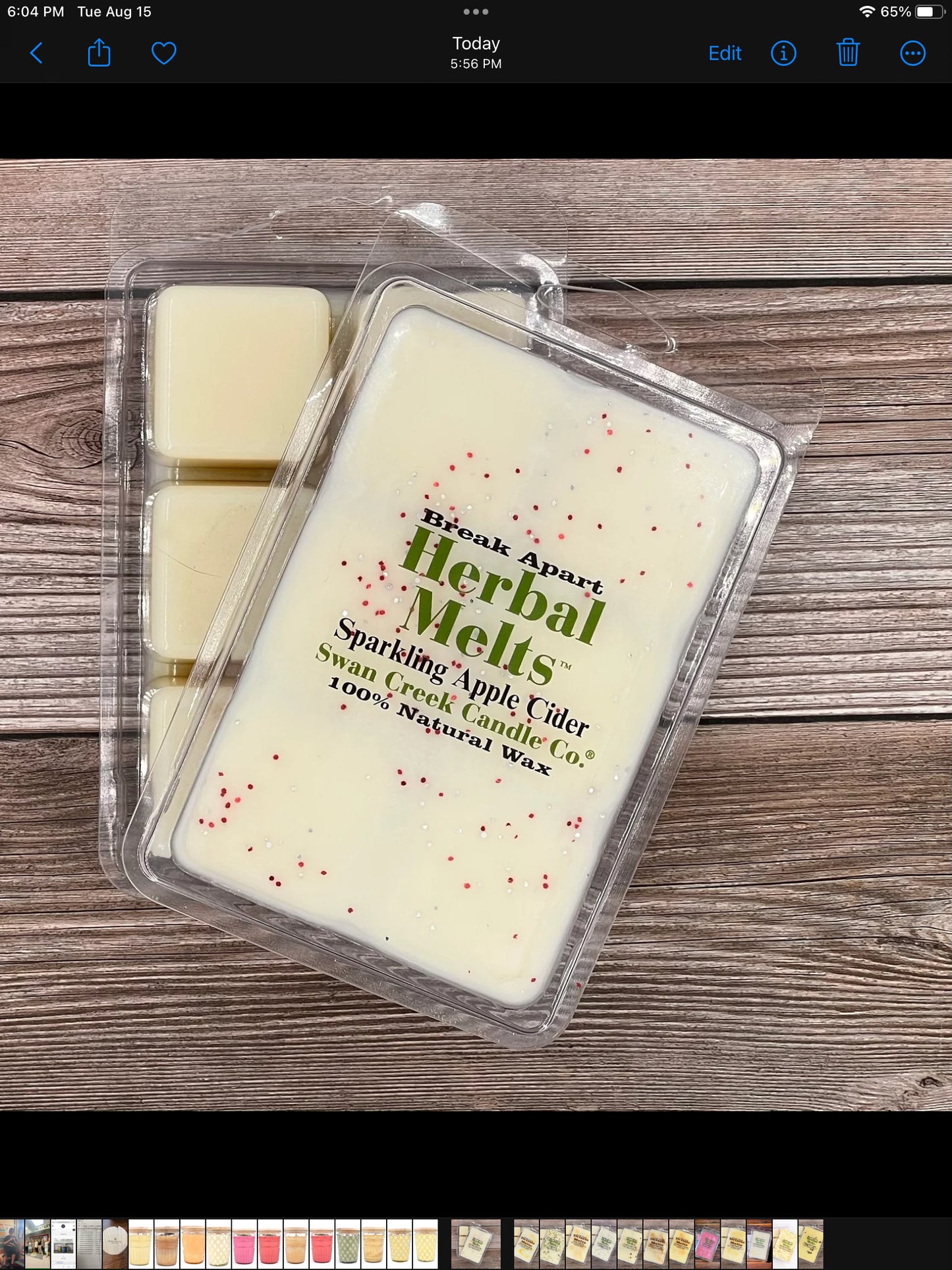 Swan Creek Candle Co. Drizzle Melts 5.25 oz-Sparkling Apple Cider