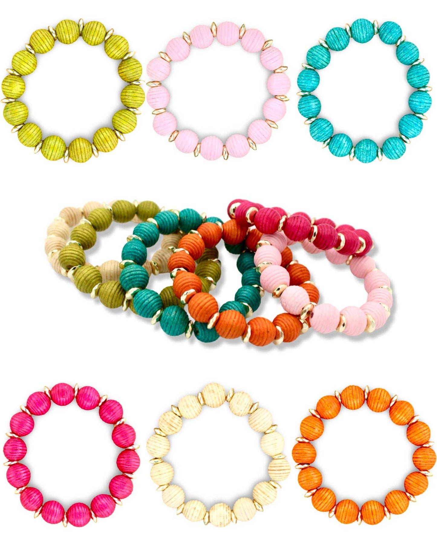 Traci’s Beads Bali Bracelet-Multi