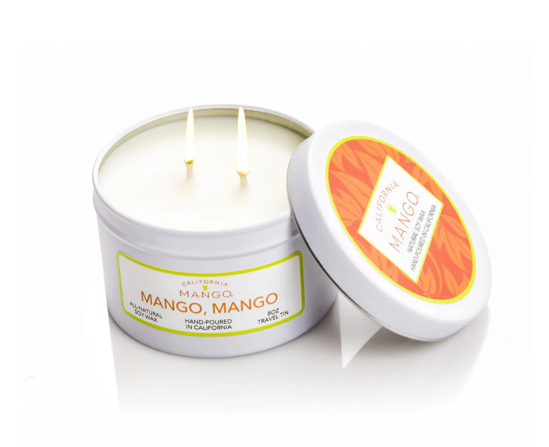 California Mango Soy Candle Tin (8 oz)