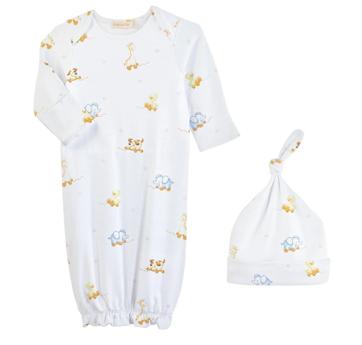Baby Club Chic Sweet Toys Gown & Hat Set (0-3 months)