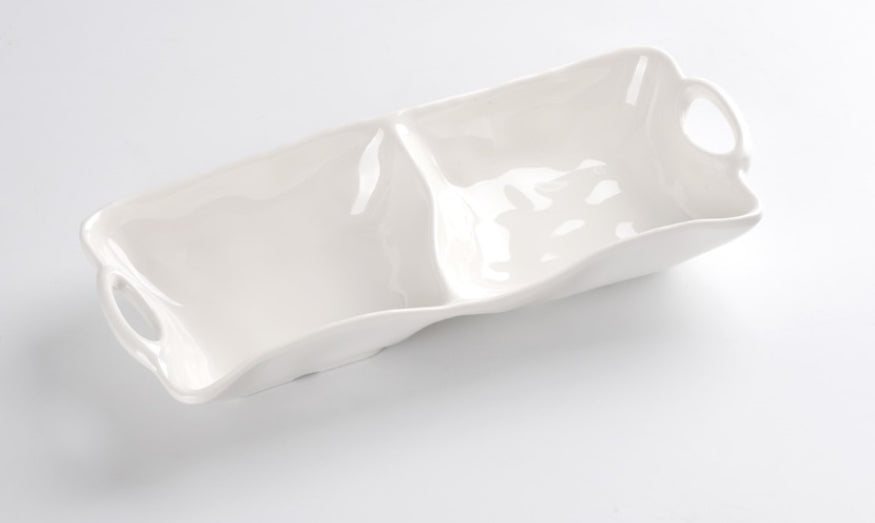 Pampa Bay 2 Section Melamine Server