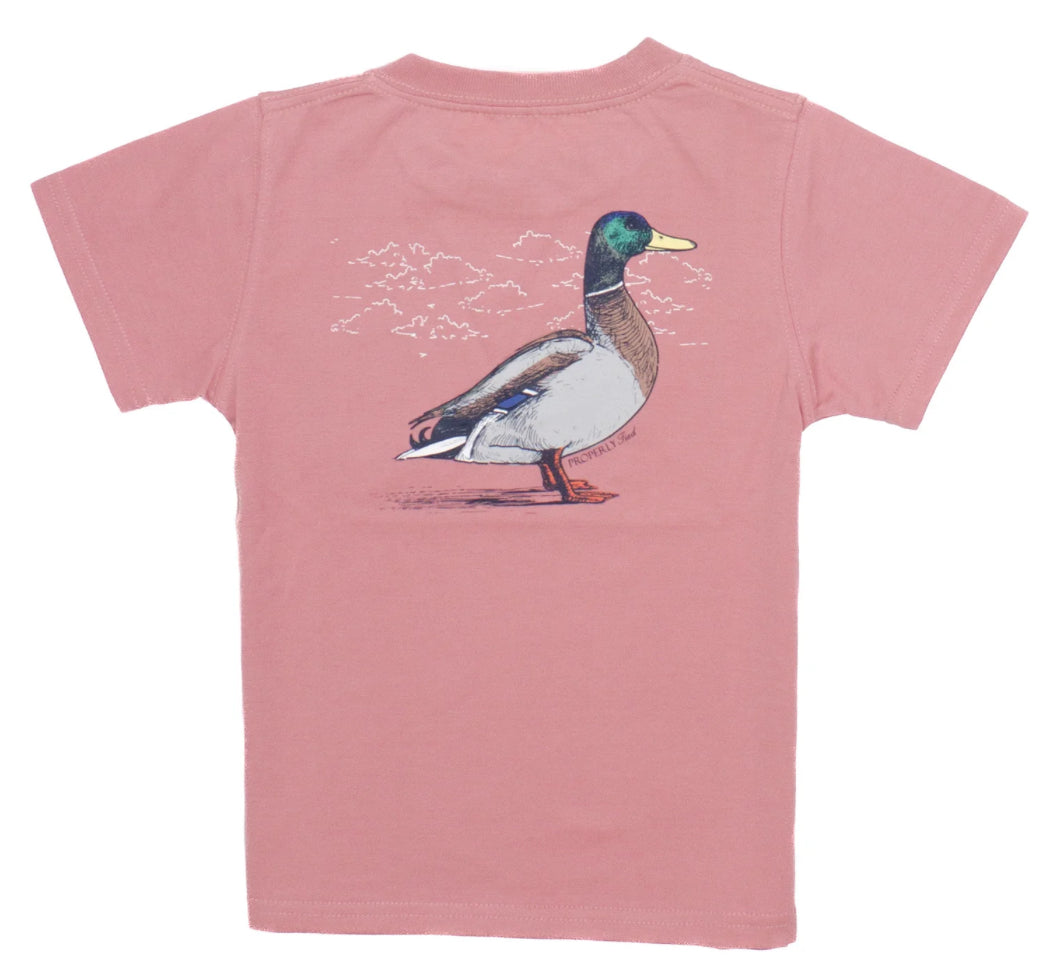 Properly Tied Baby/Boys Duck SS Salmon