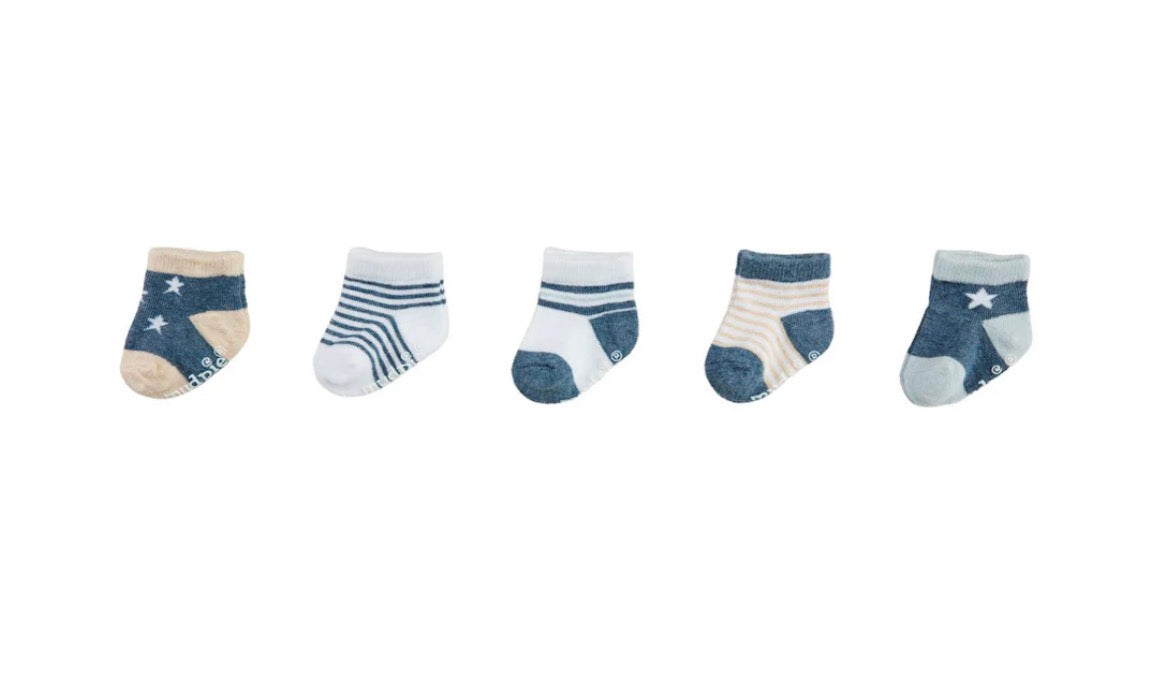 Mudpie Stars & Stripes Baby Sock Set (0-6 months)