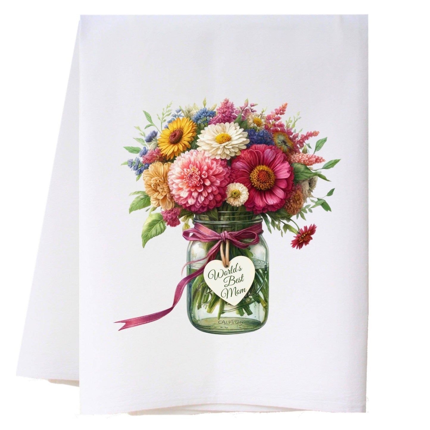 Cora & Pate Kitchen Towel-World's Best Mom