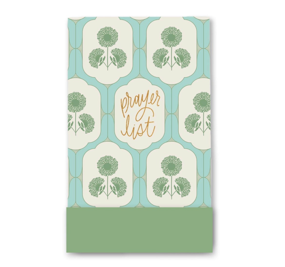 Mary Square Flip Notepad Prayer List-Lattice Blooms