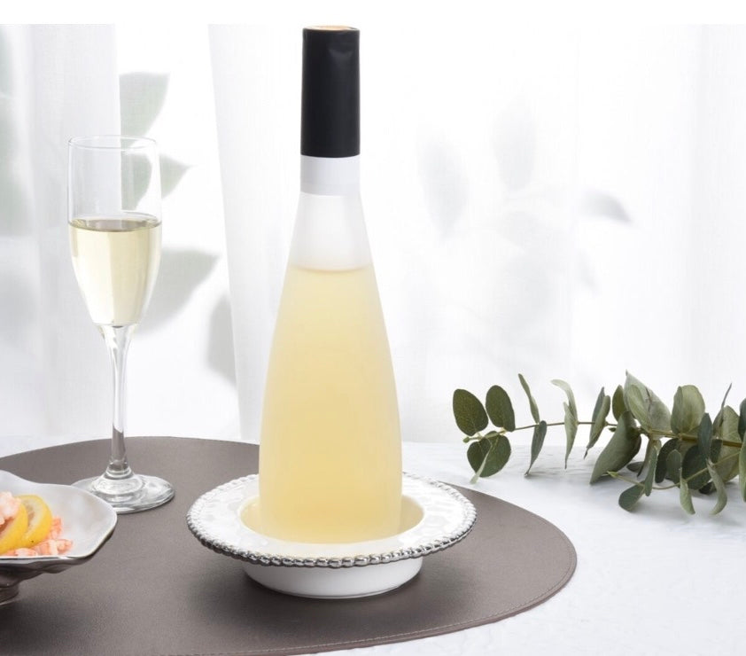 Pampa Bay Wine Bottle Coaster-Golden Salerno