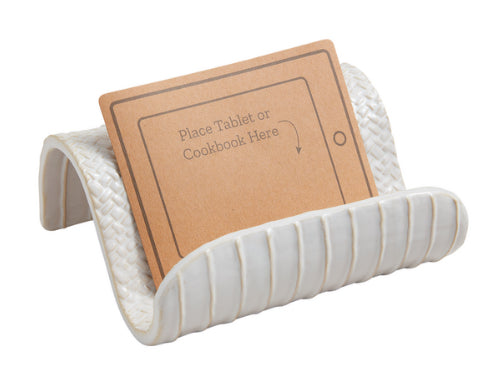 Mudpie Ceramic Cookbook Holder