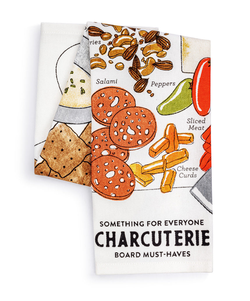 Demdaco Charcuterie Board Cotton Twill Kitchen Towel