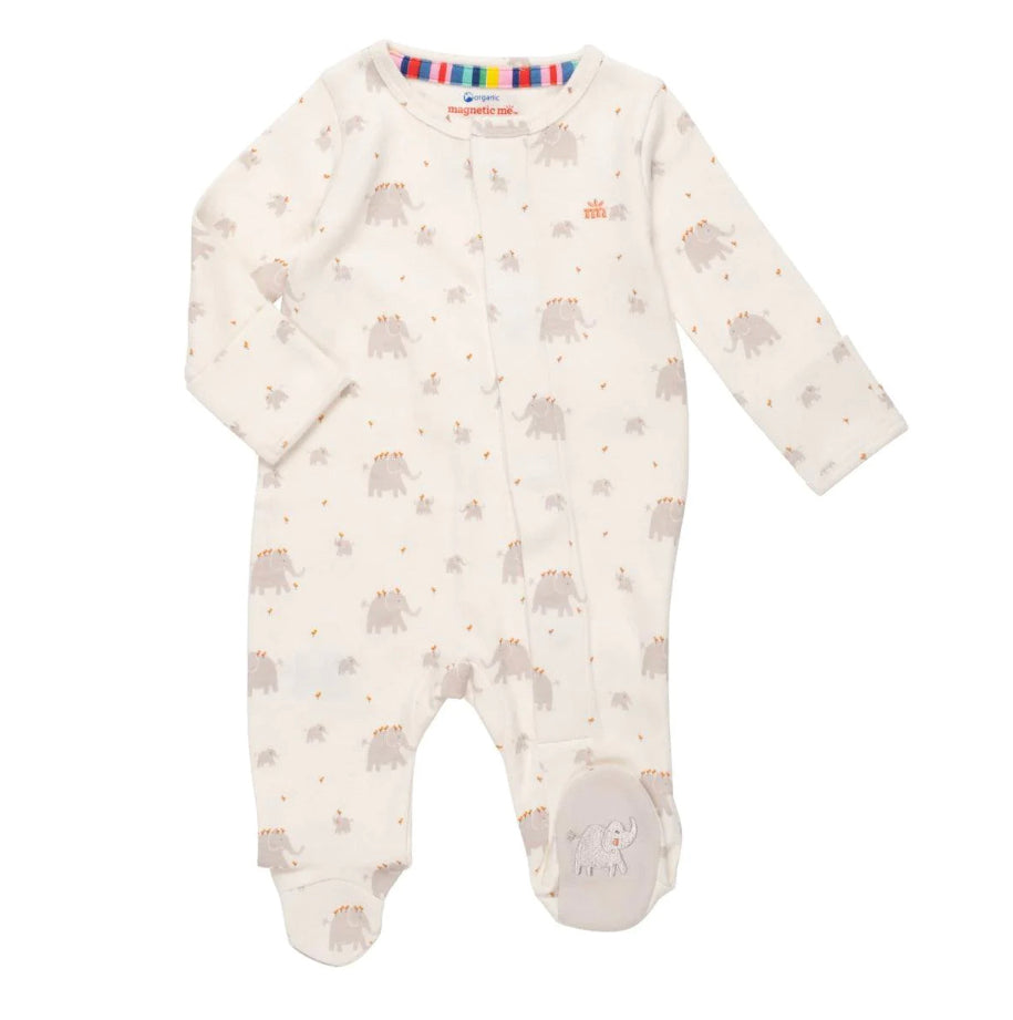 Magnetic Me Little Peanut Organic Cotton Magnetic Parent Favorite Footie