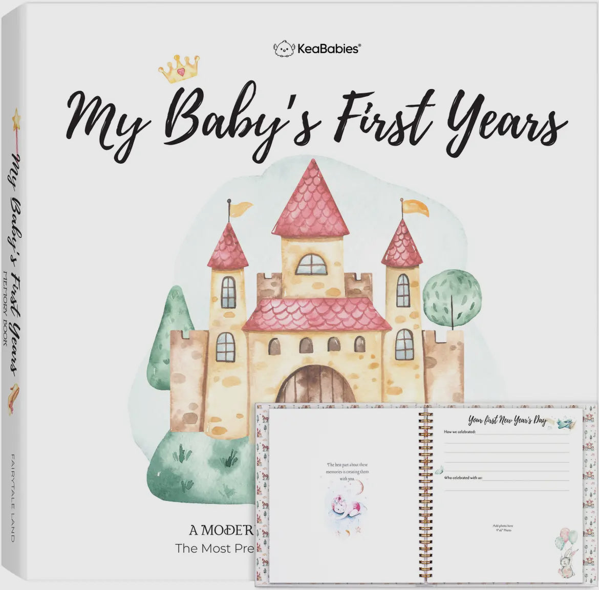KeaBabies Baby First Years Memory Book-Fairytale Land