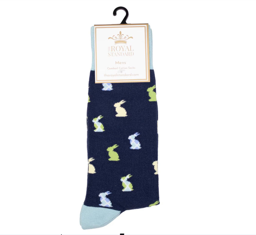 The Royal Standard Men's Argyle Bunny Socks