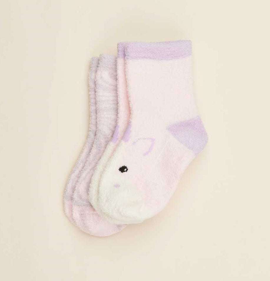 Warmies Unicorn Crew Sock Set