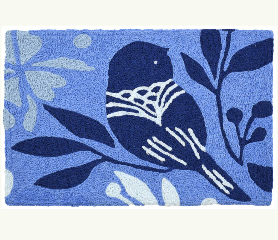 Jellybean Indoor/Outdoor Accent Rugs-Bluest Bluebird