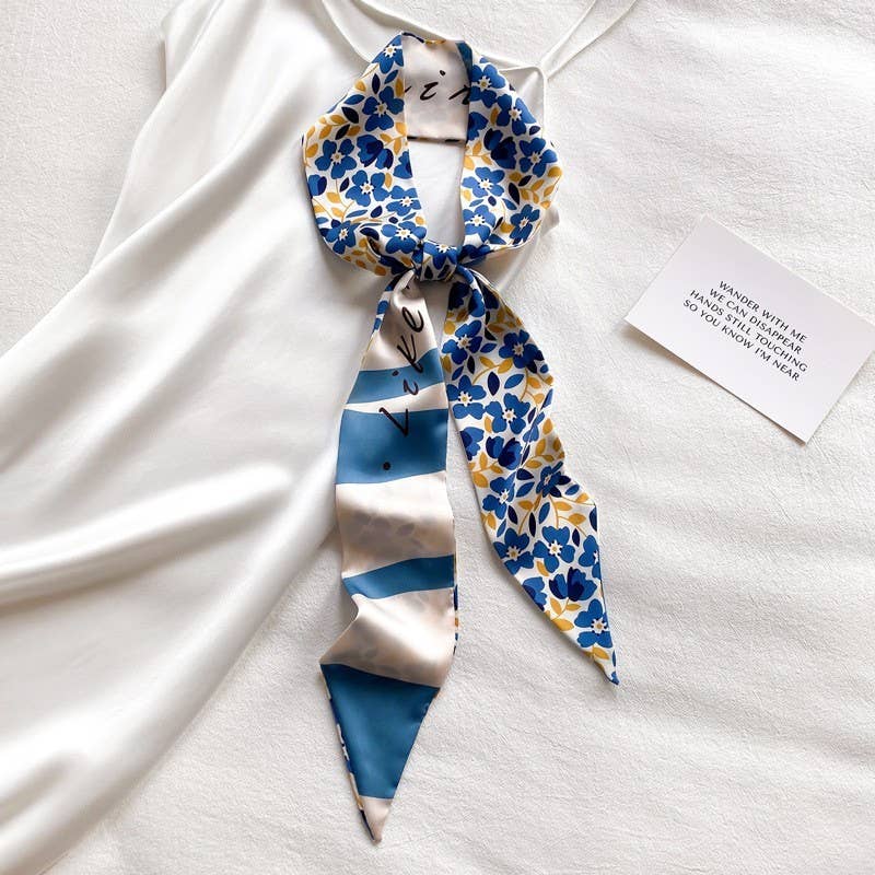 Josslyn Silky Skinny Scarf