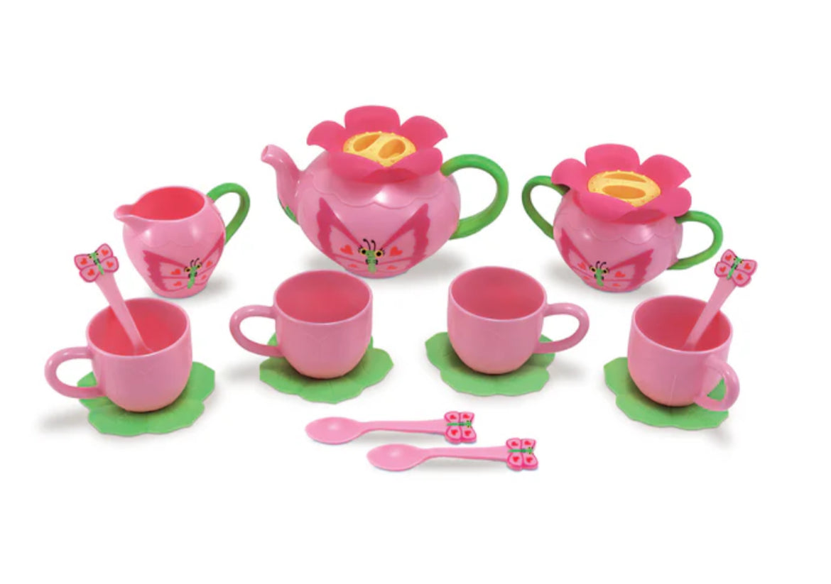 Melissa & Doug Bella Butterfly Tea Set
