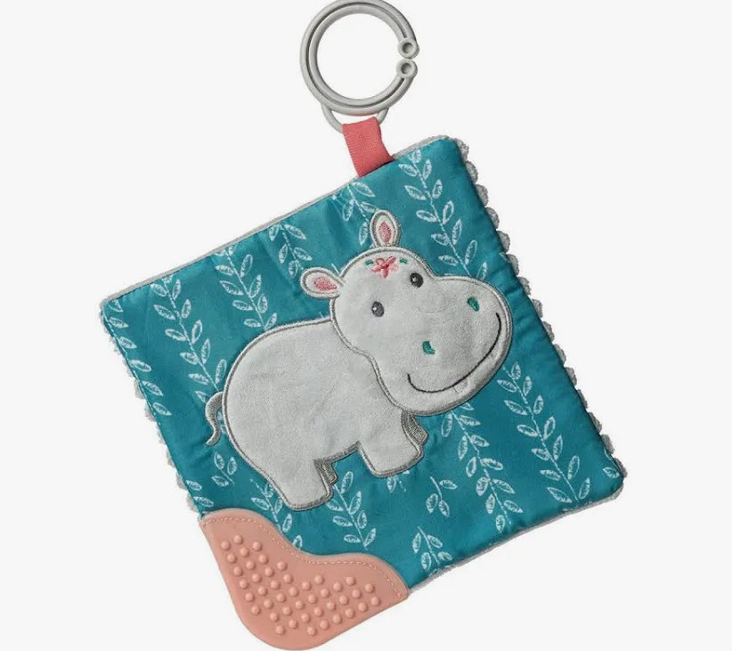 Mary Meyer Jewel Hippo Crinkle Teether