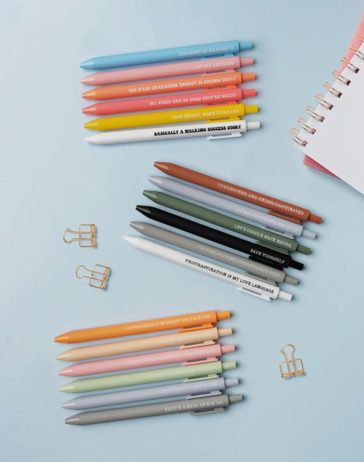 Crush Warmest Regards Quote Pen Set