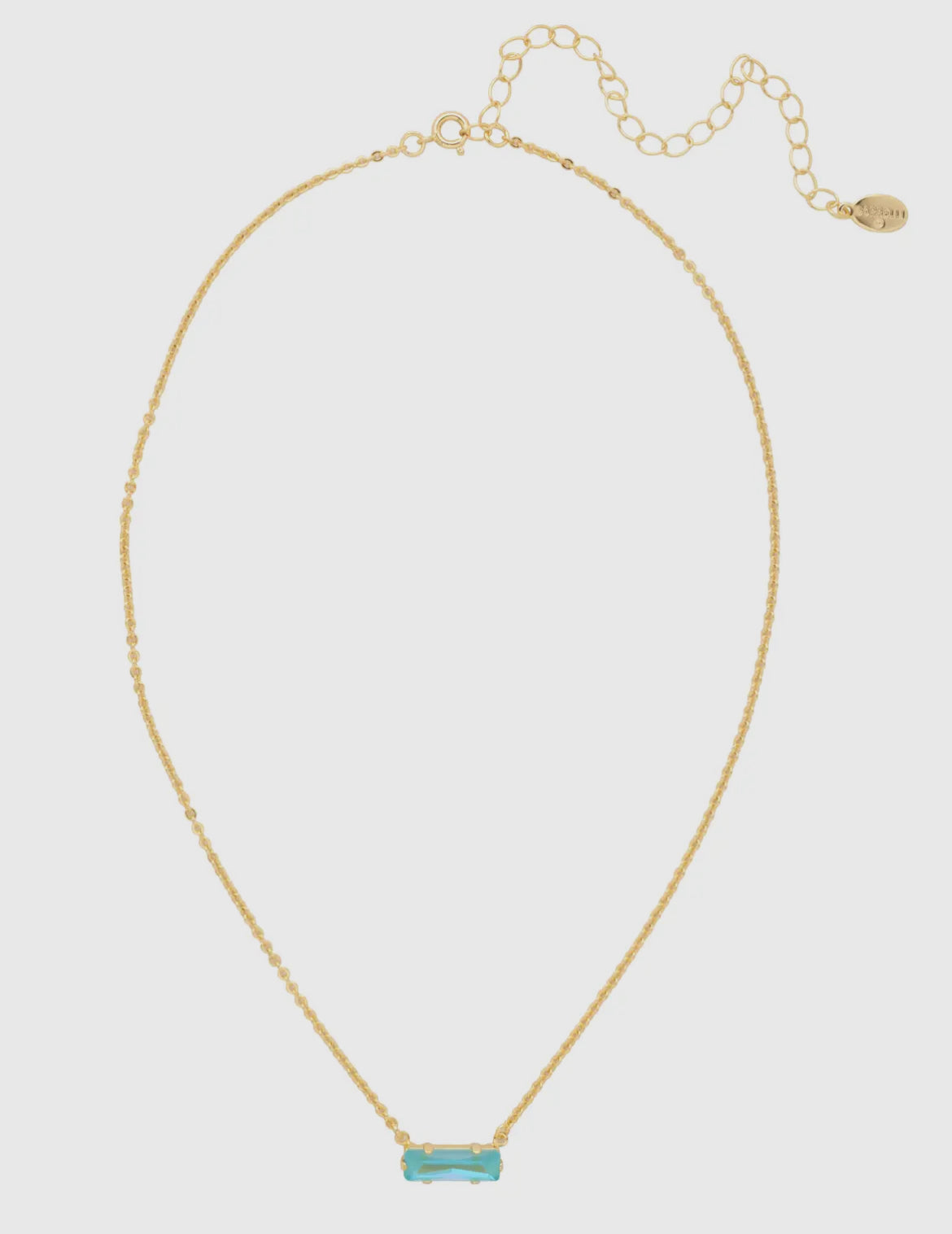 Sorrelli Bindi Pendant Necklace-Blue