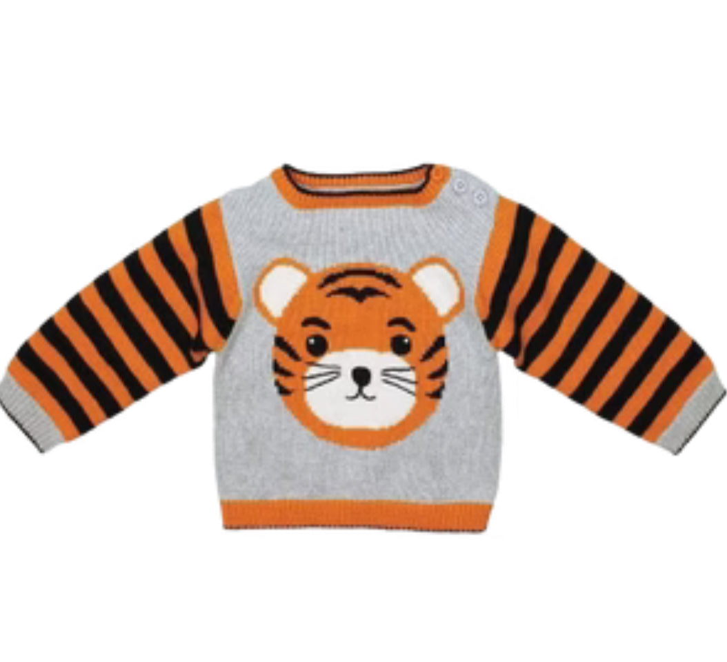Zubels Tiger Knit Cotton Sweater